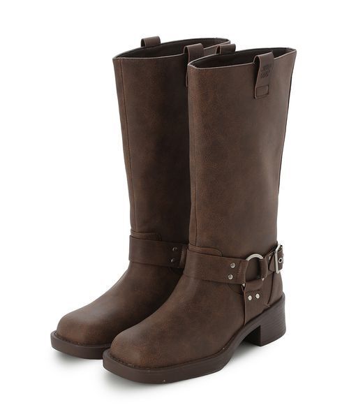 バイカーミドルブーツ（ブーツ）｜Mila Owen（ミラオーウェン