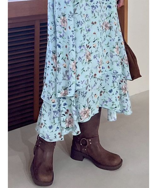 未使用品 ミラオーウェン バイカーミドルブーツ Mila Owen｜バイカーミドルブーツ | Rakuten Fashion(楽天