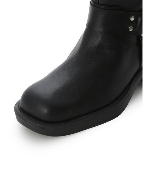 未使用品 ミラオーウェン バイカーミドルブーツ バイカーミドルブーツ（ブーツ）｜Mila Owen（ミラオーウェン