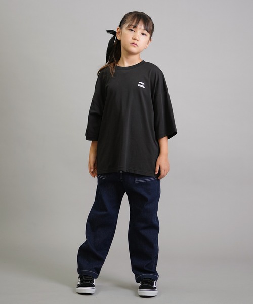 DC（ディーシー）の「DC/ディーシー 25 KD WIDE PAINTER PANT キッズ ロンパン YPT254507（その他パンツ・キッズ・ライトインディゴブルー/ブラック/ダークインディゴブルー/インディゴブルー・160cm/150cm/140cm/130cm/120cm）」の7枚目の写真