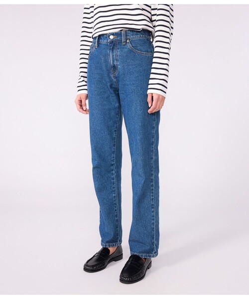 PETIT BATEAU(プチバトー)の「パンツ(デニムパンツ・レディース・ブルー・36/38(S)/40(M)/42(L))」の1枚目の写真