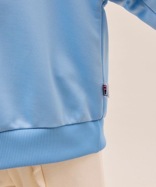 FILA（フィラ）の「【KIDS/キッズ】【FILA/フィラ別注】ラインストーンロゴ裏毛プルオーバー（スウェット・キッズ・サックスブルー/キナリ・150/140/130）」の22枚目の写真