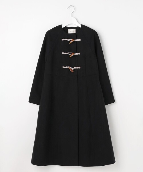 Feroux(フェルゥ)の「ダッフルデザインAライン コート(ダッフルコート・レディース・アイボリー系/ピンク系/ブラック系・SMALL/MEDIUM)」の22枚目の写真