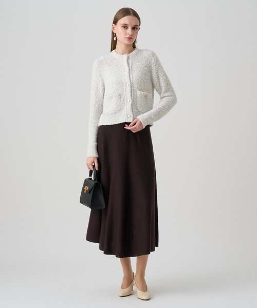 スパンコールモールクルー カーディガン（カーディガン/ボレロ