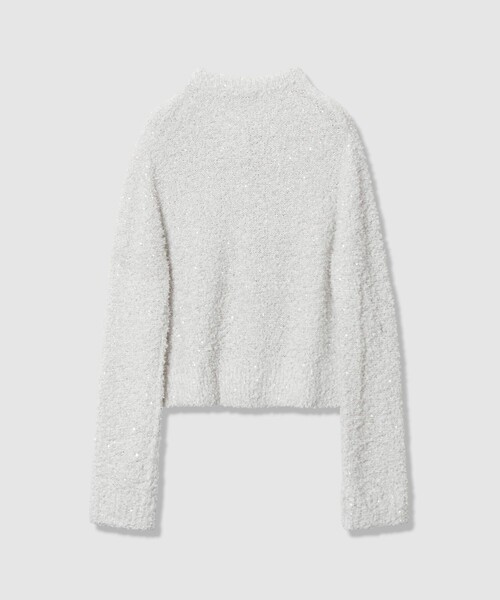 スパンコールモールクルー カーディガン（カーディガン/ボレロ