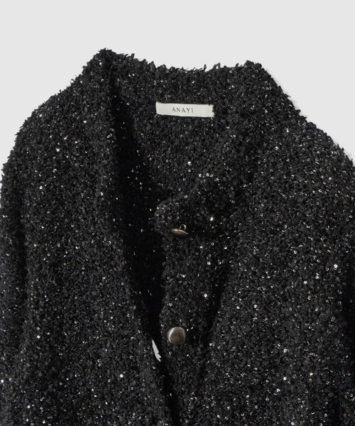 スパンコールモールクルー カーディガン（カーディガン/ボレロ