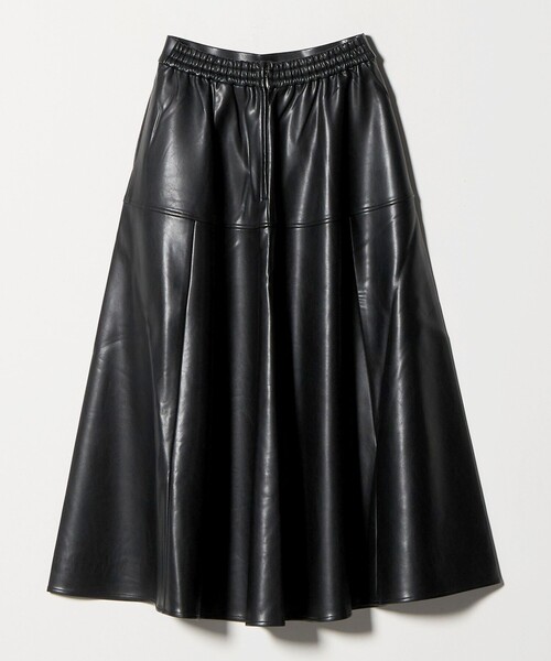 Marilyn Moon（マリリンムーン）の「＜Marilyn Moon＞レザー ライク サーキュラー スカート（スカート・レディース・ブラック/ブラウン系・FREE）」の11枚目の写真