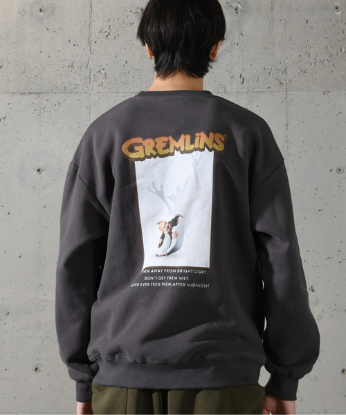 neos（ネオス）の「【neos】ルーズシルエット GREMLINS グレムリン プリント 裏起毛 スウェット トレーナー（スウェット・メンズ・ブラック系2/アイボリー/グレイッシュベージュ/ブラック系1・MEDIUM/LARGE/X-LARGE）」の10枚目の写真