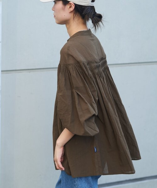 GEVACO（ゲバコ）の「【GEVACO】ピンタックブラウス（シャツ/ブラウス・レディース・アイボリー/ブラック/ブラウン・ONE SIZE）」の14枚目の写真