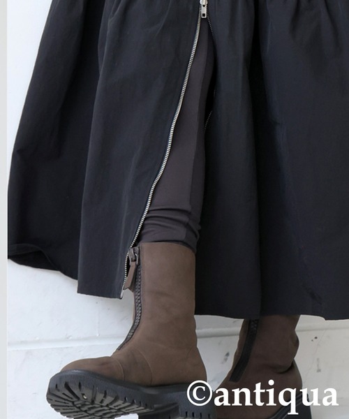 antiqua(アンティカ)の「とろみレギンス(レギンス/スパッツ・レディース・アッシュグレー/ブラック・LARGE/MEDIUM)」の12枚目の写真