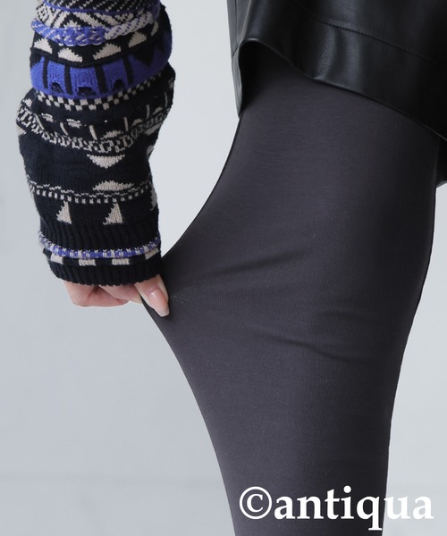 antiqua(アンティカ)の「とろみレギンス(レギンス/スパッツ・レディース・アッシュグレー/ブラック・LARGE/MEDIUM)」の14枚目の写真