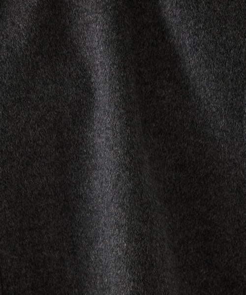 qualite（カリテ）の「ダブルフェイスジレ/秋服/冬服/ポンチョ/ケープ/ウール（ポンチョ・レディース・チャコールグレー/ライトベージュ・38/36）」の8枚目の写真