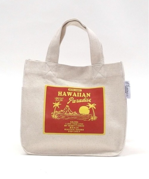 BACKYARD FAMILY(バックヤードファミリー)の「コットントートバッグ HAWAII(トートバッグ・レディース・ネイビー系2/ホワイト系3/ホワイト系1/ネイビー系3/ホワイト系2/ネイビー系1/ホワイト系4・FREE)」の3枚目の写真