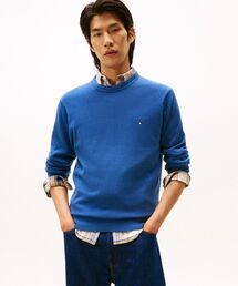 TOMMY HILFIGER | コットンシルクカシミヤクルーネックセーター(ニット/セーター)