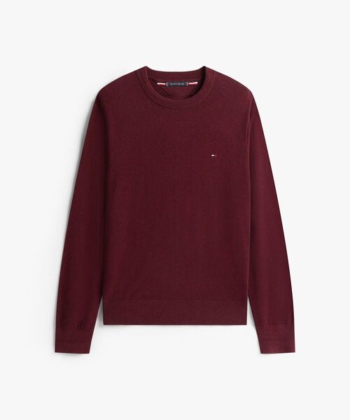 コットンシルクカシミヤクルーネックセーター（ニット/セーター