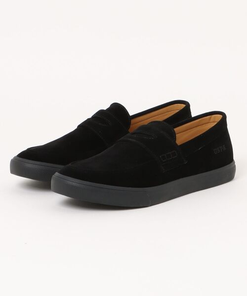 U.S. POLO ASSN.（ユーエスポロアッスン）の「【U.S. POLO ASSN./ユーエスポロアッスン】フェイクスウェードローファー（ローファー・メンズ・キャメル/ブラック・27cm/26.5cm/26cm/25.5cm/25cm）」の10枚目の写真