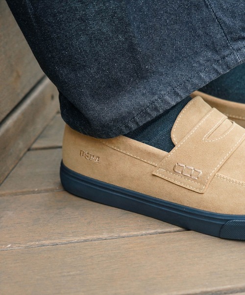 U.S. POLO ASSN.（ユーエスポロアッスン）の「【U.S. POLO ASSN./ユーエスポロアッスン】フェイクスウェードローファー（ローファー・メンズ・キャメル/ブラック・27cm/26.5cm/26cm/25.5cm/25cm）」の13枚目の写真