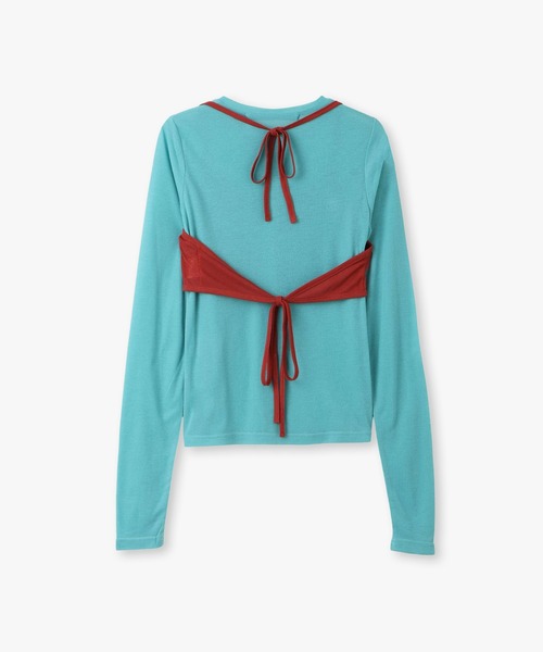 anna sui nyc(アナ スイ エヌ ワイ シー)の「レイヤードブラカットソー(Tシャツ/カットソー・レディース・ブラック/イエロー/ミント・FREE)」の18枚目の写真