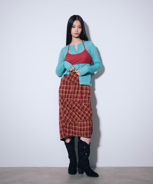 anna sui nyc(アナ スイ エヌ ワイ シー)の「レイヤードブラカットソー(Tシャツ/カットソー・レディース・ブラック/イエロー/ミント・FREE)」の10枚目の写真