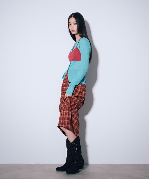 anna sui nyc(アナ スイ エヌ ワイ シー)の「レイヤードブラカットソー(Tシャツ/カットソー・レディース・ブラック/イエロー/ミント・FREE)」の11枚目の写真