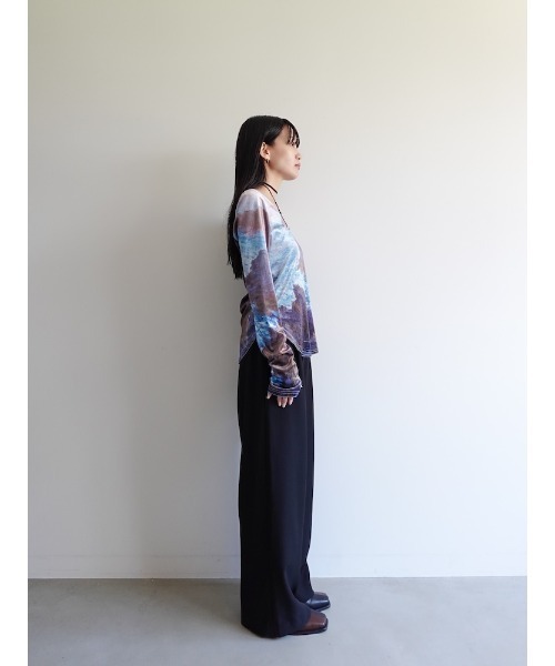 sahara（サハラ）の「Velour Art Print Top/ベロアアートプリントトップ（Tシャツ/カットソー・レディース・その他1/その他2/その他3/その他4・FREE）」の14枚目の写真