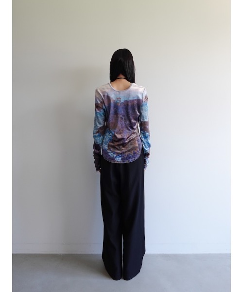 sahara（サハラ）の「Velour Art Print Top/ベロアアートプリントトップ（Tシャツ/カットソー・レディース・その他1/その他2/その他3/その他4・FREE）」の15枚目の写真
