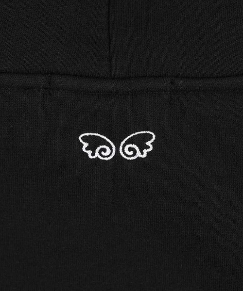 FANCY CLUB(ファンシークラブ)の「A'GEM/9 × .kom 『FANCY CLUB/ファンシークラブ』 MIX STAR ANGEL PATCH HOODIE/エンジェル パッチプルオーバーパーカー(パーカー・レディース・ブラック/ホワイト・FREE)」の22枚目の写真