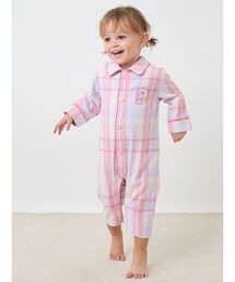 verybrain チェック柄ロンパース verybrain チェック柄ロンパース