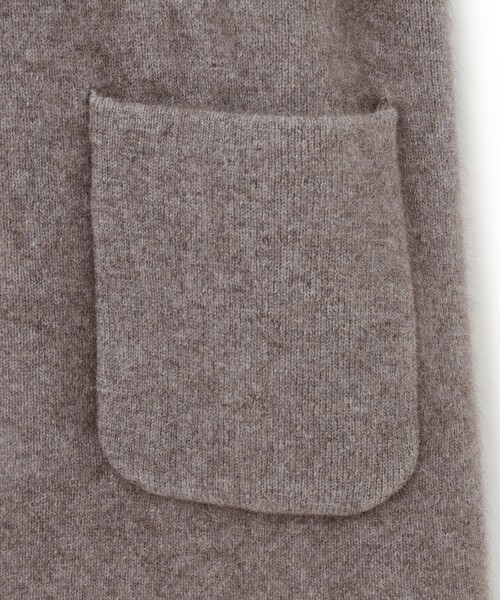 23区（ニジュウサンク）の「【洗える】ラクーンブレンドダブルフェイス フーディー ニットカーディガン（カーディガン/ボレロ・レディース・アイボリー系/グレー系/ブラウン系・38）」の16枚目の写真