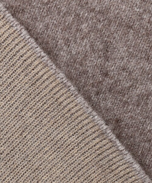 23区（ニジュウサンク）の「【洗える】ラクーンブレンドダブルフェイス フーディー ニットカーディガン（カーディガン/ボレロ・レディース・アイボリー系/グレー系/ブラウン系・38）」の17枚目の写真