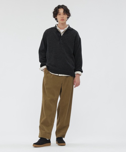MHL.(エムエイチエル)の「WASHABLE DRY WOOL(ニット/セーター・メンズ・ライトグレー/チャコール・LARGE/MEDIUM)」の9枚目の写真