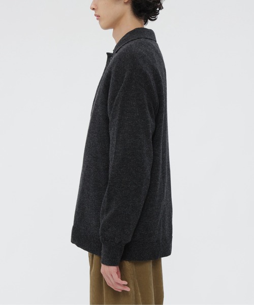 MHL.(エムエイチエル)の「WASHABLE DRY WOOL(ニット/セーター・メンズ・ライトグレー/チャコール・LARGE/MEDIUM)」の7枚目の写真