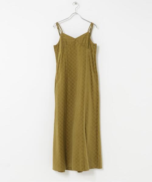 KBF（ケイビーエフ）の「チェックコーデュロイキャミワンピース（ワンピース・レディース・グレー系その他/ブラック/イエロー系その他・ONE）」の13枚目の写真