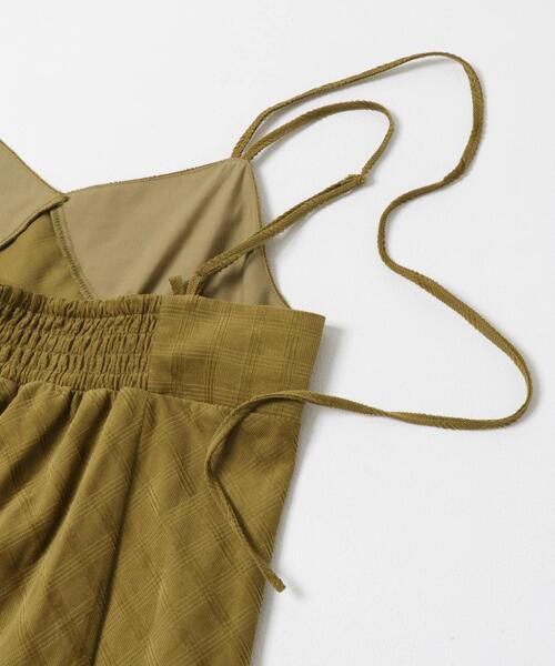 KBF（ケイビーエフ）の「チェックコーデュロイキャミワンピース（ワンピース・レディース・グレー系その他/ブラック/イエロー系その他・ONE）」の9枚目の写真