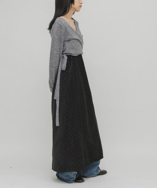 KBF（ケイビーエフ）の「チェックコーデュロイキャミワンピース（ワンピース・レディース・グレー系その他/ブラック/イエロー系その他・ONE）」の6枚目の写真