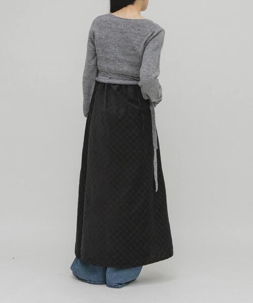 KBF（ケイビーエフ）の「チェックコーデュロイキャミワンピース（ワンピース・レディース・グレー系その他/ブラック/イエロー系その他・ONE）」の5枚目の写真