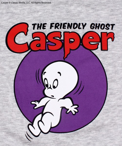 MARKEY'S（マーキーズ）の「【Casper/キャスパー】別注プリントトレーナー/おとな（スウェット・レディース・オフホワイト/杢グレー・160cm）」の14枚目の写真
