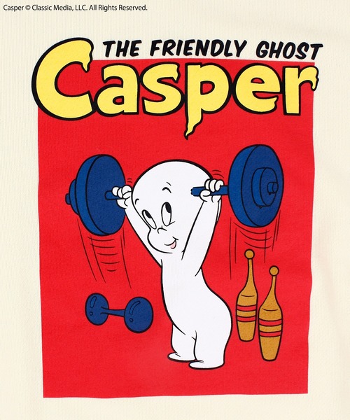 MARKEY'S（マーキーズ）の「【Casper/キャスパー】別注プリントトレーナー/おとな（スウェット・レディース・オフホワイト/杢グレー・160cm）」の15枚目の写真