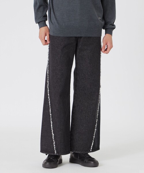 LOVELESS(ラブレス)の「スラッシュデニム(デニムパンツ・メンズ・ネイビー/ブラック・L/M)」の19枚目の写真