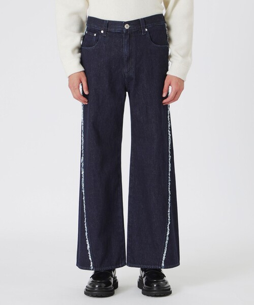 LOVELESS(ラブレス)の「スラッシュデニム(デニムパンツ・メンズ・ネイビー/ブラック・L/M)」の15枚目の写真