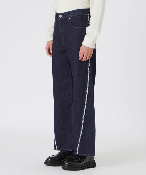 LOVELESS(ラブレス)の「スラッシュデニム(デニムパンツ・メンズ・ネイビー/ブラック・L/M)」の14枚目の写真