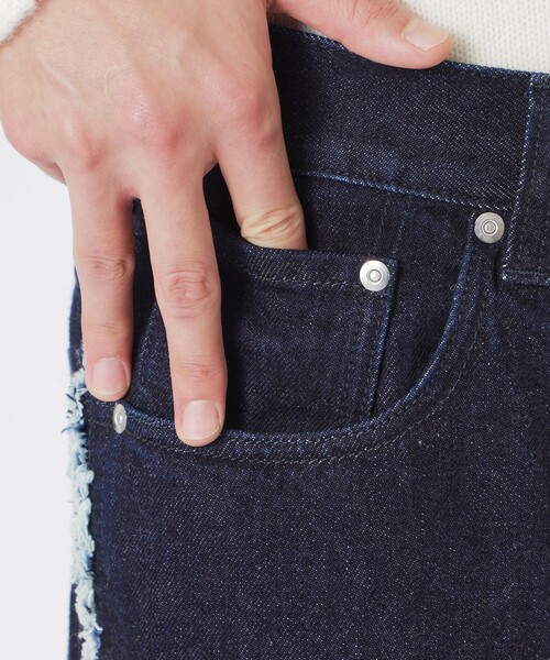 LOVELESS(ラブレス)の「スラッシュデニム(デニムパンツ・メンズ・ネイビー/ブラック・L/M)」の12枚目の写真