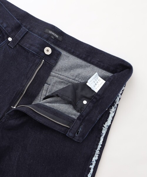LOVELESS(ラブレス)の「スラッシュデニム(デニムパンツ・メンズ・ネイビー/ブラック・L/M)」の10枚目の写真