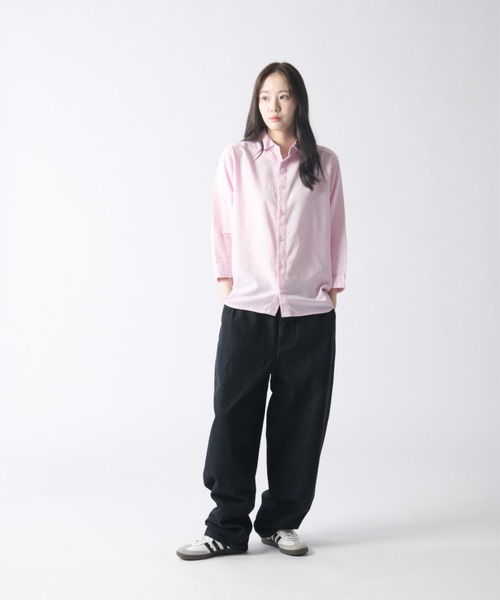 Enjouemen(エンジョウメン)の「デニムキャロットワイドパンツ(デニムパンツ・メンズ・ワンウォッシュ/ブルー・LARGE/X-LARGE/XX-LARGE/MEDIUM)」の3枚目の写真