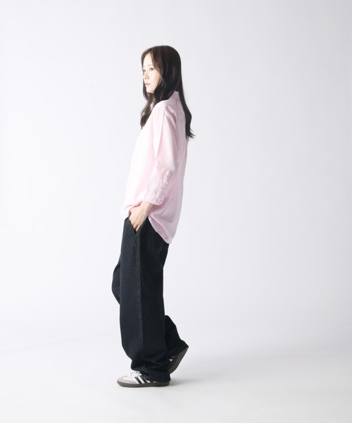 Enjouemen(エンジョウメン)の「デニムキャロットワイドパンツ(デニムパンツ・メンズ・ワンウォッシュ/ブルー・LARGE/X-LARGE/XX-LARGE/MEDIUM)」の8枚目の写真