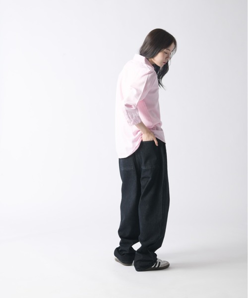 Enjouemen(エンジョウメン)の「デニムキャロットワイドパンツ(デニムパンツ・メンズ・ワンウォッシュ/ブルー・LARGE/X-LARGE/XX-LARGE/MEDIUM)」の10枚目の写真