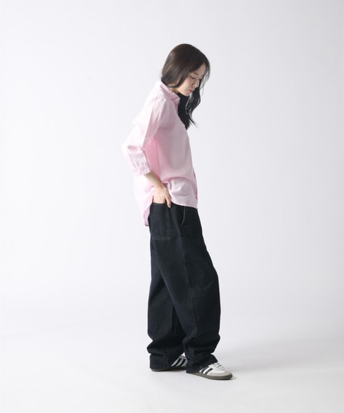 Enjouemen(エンジョウメン)の「デニムキャロットワイドパンツ(デニムパンツ・メンズ・ワンウォッシュ/ブルー・LARGE/X-LARGE/XX-LARGE/MEDIUM)」の11枚目の写真