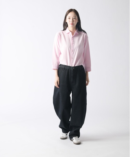 Enjouemen(エンジョウメン)の「デニムキャロットワイドパンツ(デニムパンツ・メンズ・ワンウォッシュ/ブルー・LARGE/X-LARGE/XX-LARGE/MEDIUM)」の12枚目の写真