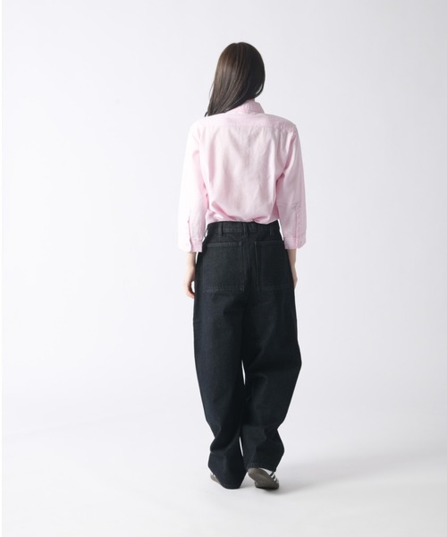 Enjouemen(エンジョウメン)の「デニムキャロットワイドパンツ(デニムパンツ・メンズ・ワンウォッシュ/ブルー・LARGE/X-LARGE/XX-LARGE/MEDIUM)」の14枚目の写真