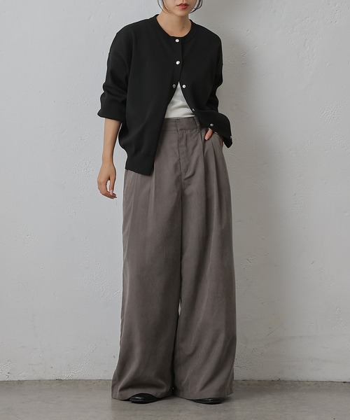 COLONY 2139（コロニートゥーワンスリーナイン）の「ピーチ起毛2タックワイドパンツ（その他パンツ・レディース・ブラウン/グレー/ブラック・SMALL/MEDIUM）」の16枚目の写真